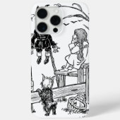  tovenaar van Oz, Dorothy Toto ontmoeten Scarecrow Case-Mate iPhone Case (Achterkant)