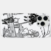 tovenaar van Oz, Dorothy Toto ontmoeten Scarecrow Case-Mate iPhone Case (Achterkant (horizontaal))