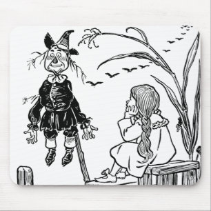 tovenaar van Oz, Dorothy Toto ontmoeten Scarecrow Muismat