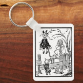 tovenaar van Oz, Dorothy Toto ontmoeten Scarecrow Sleutelhanger (Voorkant)