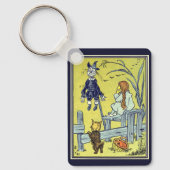  tovenaar van Oz, Dorothy Toto ontmoeten Scarecrow Sleutelhanger (Voorkant)