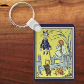 tovenaar van Oz, Dorothy Toto ontmoeten Scarecrow Sleutelhanger (Voorkant)