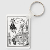  tovenaar van Oz, Dorothy Toto ontmoeten Scarecrow Sleutelhanger (Achterkant)