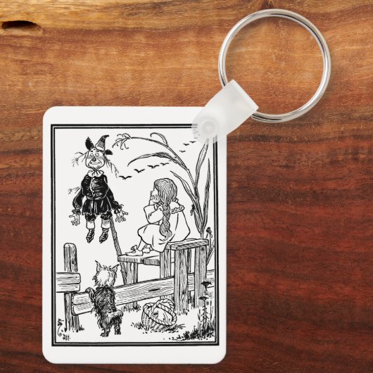 tovenaar van Oz, Dorothy Toto ontmoeten Scarecrow Sleutelhanger (Achterkant)