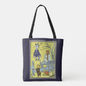  tovenaar van Oz, Dorothy Toto ontmoeten Scarecrow Tote Bag (Achterkant)