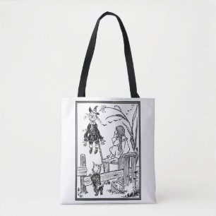 tovenaar van Oz, Dorothy Toto ontmoeten Scarecrow Tote Bag