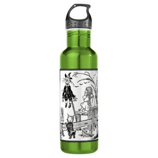tovenaar van Oz, Dorothy Toto ontmoeten Scarecrow Waterfles (Voorkant)