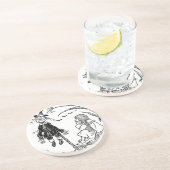  tovenaar van Oz, Dorothy Toto ontmoeten Scarecrow Zandsteen Onderzetter (Zijkant)