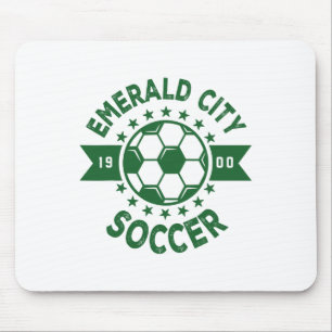Tovenaar van Oz Emerald City Voetbal Costuum Muismat