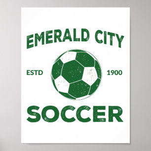 Tovenaar van Oz Emerald City Voetbal Costuum  Poster