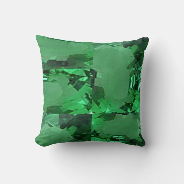 Tovenaar van Oz Emerald Pillow door Sharles Kussen (Voorkant)
