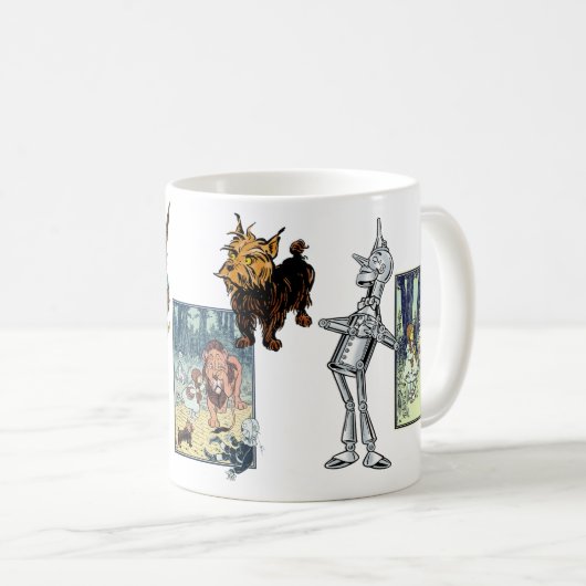 tovenaar van Oz Fairy Tale Book Characters Koffiemok (Voorkant rechts)