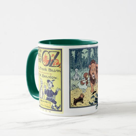 tovenaar van Oz Fairy Tale Book Characters Mok (Voorkant links)