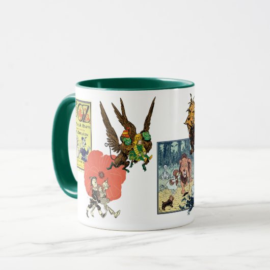 tovenaar van Oz Fairy Tale Book Characters Mok (Voorkant links)