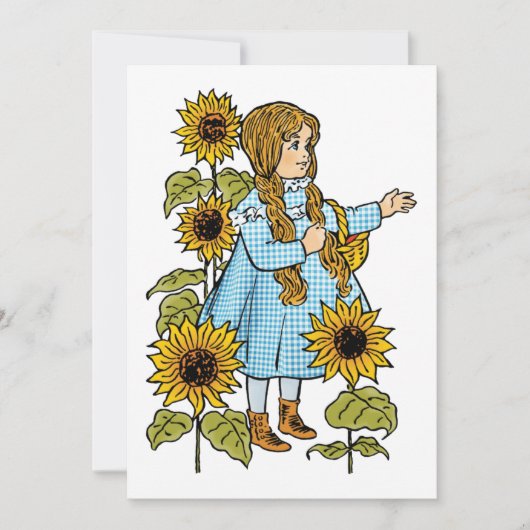  Tovenaar van Oz Fairy Tale Dorothy Sunflower (Voorkant)