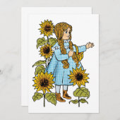  Tovenaar van Oz Fairy Tale Dorothy Sunflower (Voorkant / Achterkant)