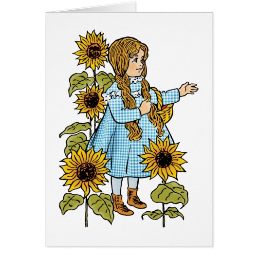  Tovenaar van Oz Fairy Tale Dorothy Sunflower (Voorkant)