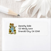 Tovenaar van Oz Fairy Tale Dorothy Sunflower Etiket (Insitu)