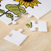  Tovenaar van Oz Fairy Tale Dorothy Sunflower Legpuzzel (Zijkant)