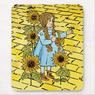 Tovenaar van Oz Fairy Tale Dorothy Sunflower Muismat
