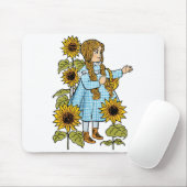  Tovenaar van Oz Fairy Tale Dorothy Sunflower Muismat (Met muis)