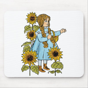 Tovenaar van Oz Fairy Tale Dorothy Sunflower Muismat
