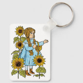  Tovenaar van Oz Fairy Tale Dorothy Sunflower Sleutelhanger (Achterkant)