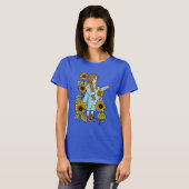  Tovenaar van Oz Fairy Tale Dorothy Sunflower T-shirt (Voorkant volledig)