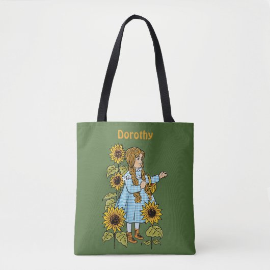 Tovenaar van Oz Fairy Tale Dorothy Sunflower Tote Bag (Voorkant)