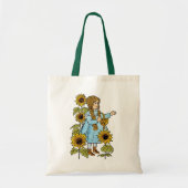 Tovenaar van Oz Fairy Tale Dorothy Sunflower Tote Bag (Voorkant)