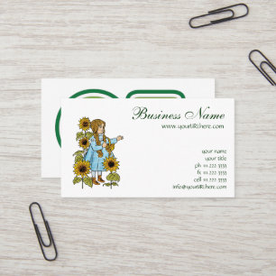  Tovenaar van Oz Fairy Tale Dorothy Sunflower Visitekaartje