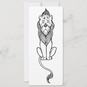 Tovenaar van Oz Fairy Tale, laffe Leeuw