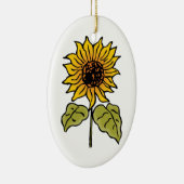  Tovenaar van Oz Fairy Tale Sunflower in Bloom Keramisch Ornament (Rechts)