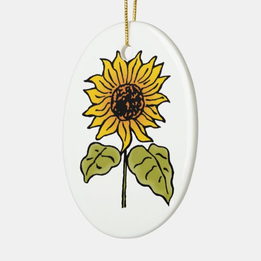Tovenaar van Oz Fairy Tale Sunflower in Bloom Keramisch Ornament (Links)