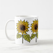  Tovenaar van Oz Fairy Tale Sunflower in Bloom Koffiemok (Links)