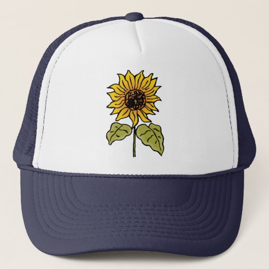  Tovenaar van Oz Fairy Tale Sunflower in Bloom Trucker Pet (Voorkant)