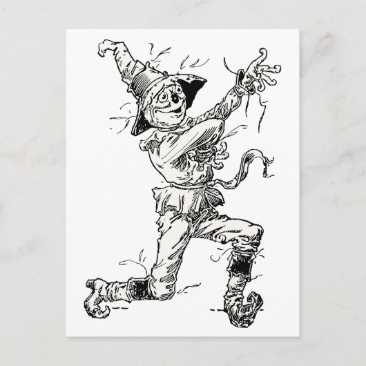 Tovenaar van Oz Fairy Tales, de Scarecrow Briefkaart (Voorkant)
