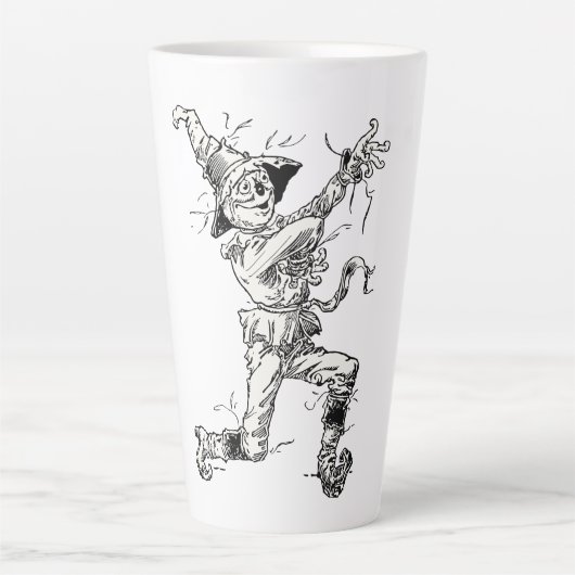 Tovenaar van Oz Fairy Tales, de Scarecrow Latte Mok (Voorkant)