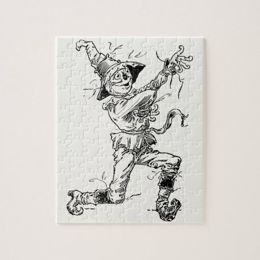 Tovenaar van Oz Fairy Tales, de Scarecrow Legpuzzel (Verticaal)