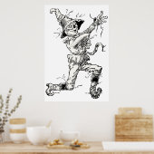  Tovenaar van Oz Fairy Tales, de Scarecrow Poster (Keuken)