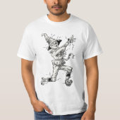 Tovenaar van Oz Fairy Tales, de Scarecrow T-shirt (Voorkant)