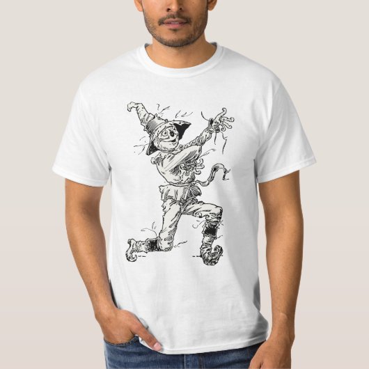 Tovenaar van Oz Fairy Tales, de Scarecrow T-shirt (Voorkant)