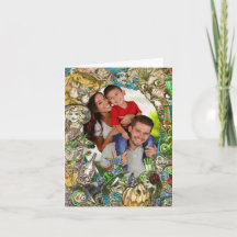 TOVENAAR VAN OZ FAMILIEKERSTKAART  + UW FOTO
