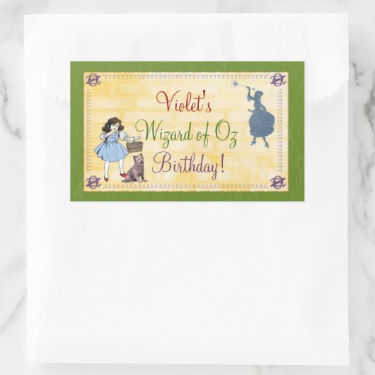 Tovenaar van Oz Flessenlabel of Sticker (Tas)