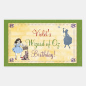 Tovenaar van Oz Flessenlabel of Sticker (Voorkant)