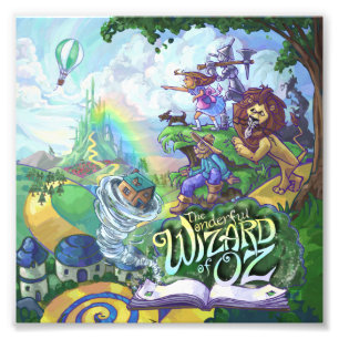 Tovenaar van Oz Foto Afdruk