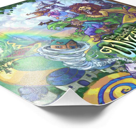 Tovenaar van Oz Foto Afdruk (Hoek)