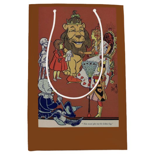 Tovenaar van Oz Gift Bag Medium Cadeauzakje (Voorkant)