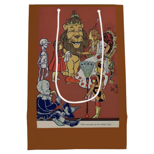 Tovenaar van Oz Gift Bag Medium Cadeauzakje (Achterkant)