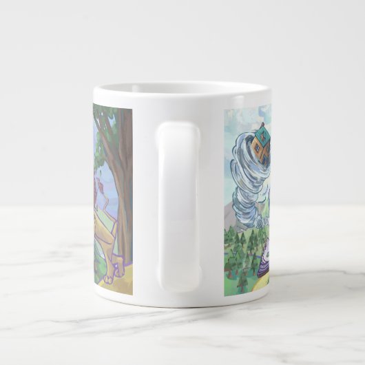 Tovenaar van Oz Grote Koffiekop (Achterkant)